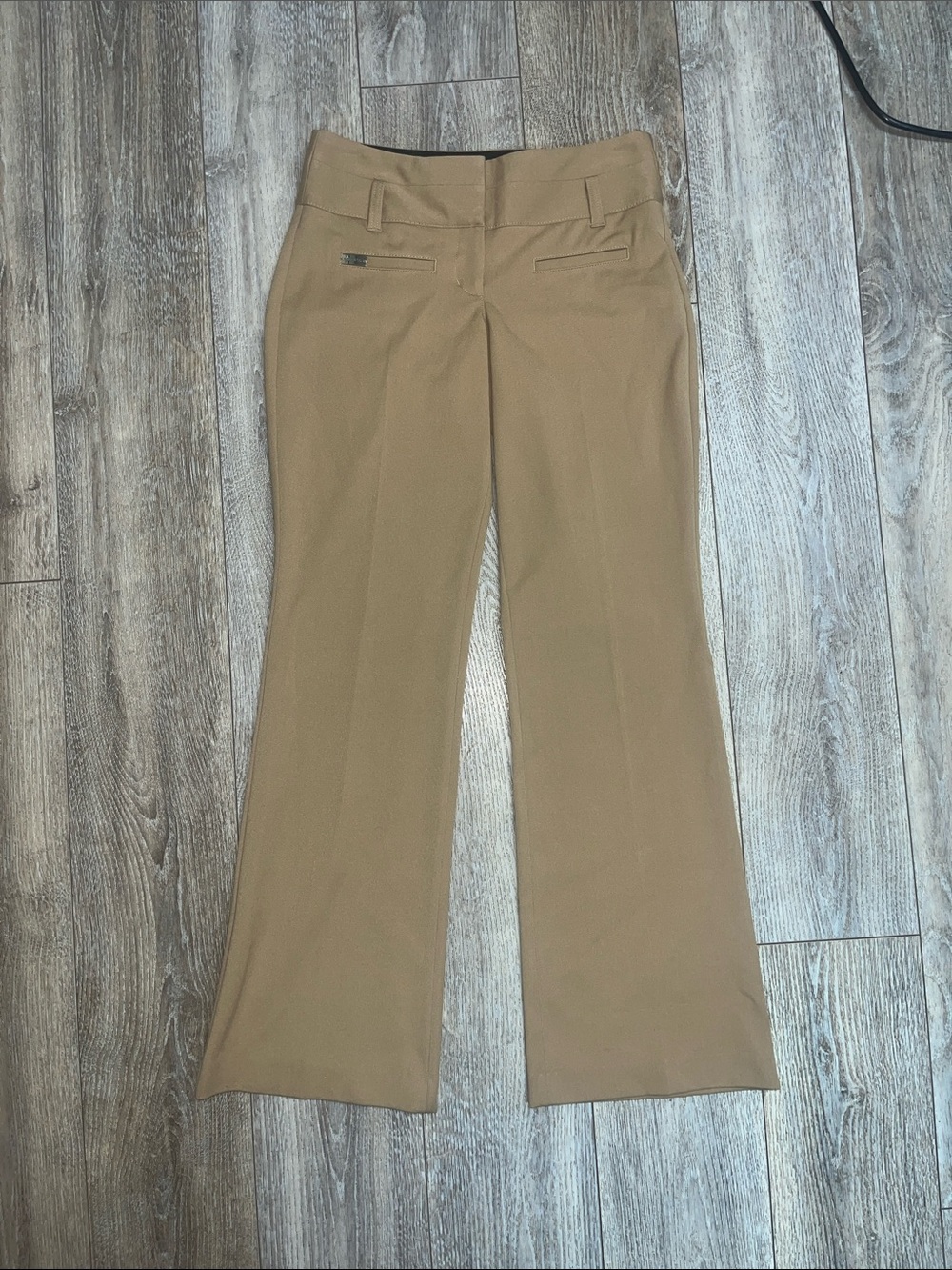 Women’s Tan Dress Pants - Classic Straight Leg